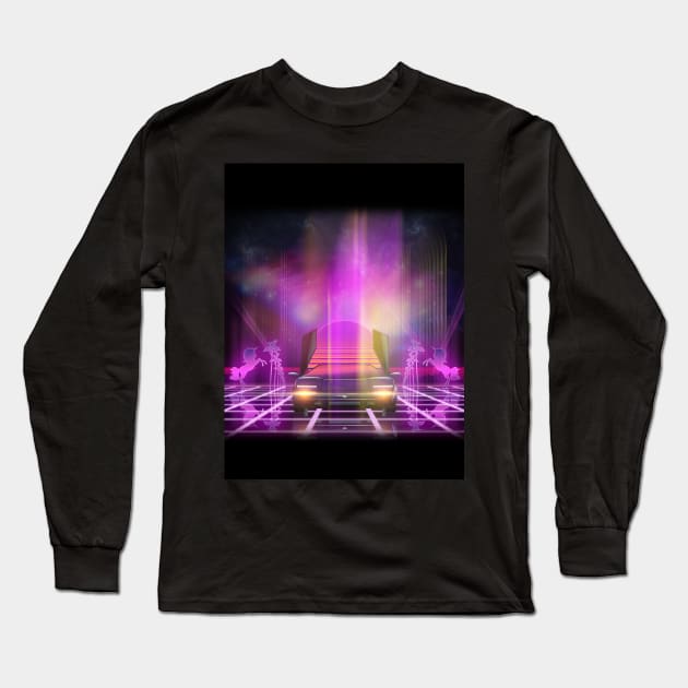 Synth Drive Long Sleeve T-Shirt by NWJAY